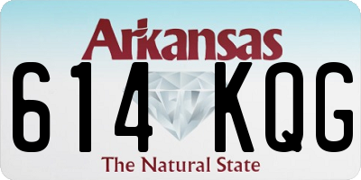AR license plate 614KQG