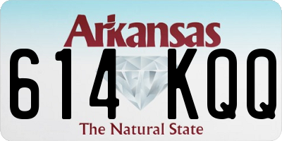 AR license plate 614KQQ