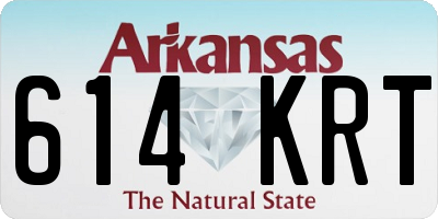 AR license plate 614KRT