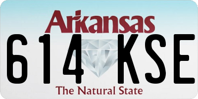 AR license plate 614KSE