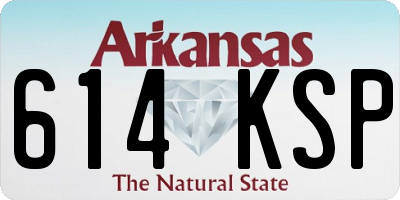 AR license plate 614KSP