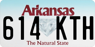 AR license plate 614KTH