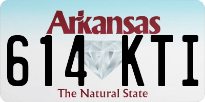 AR license plate 614KTI