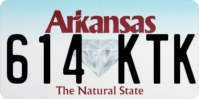 AR license plate 614KTK