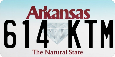 AR license plate 614KTM