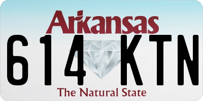 AR license plate 614KTN