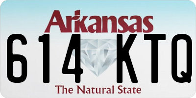 AR license plate 614KTQ
