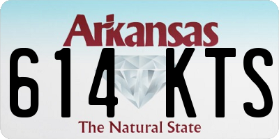 AR license plate 614KTS