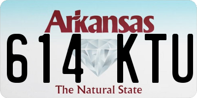 AR license plate 614KTU