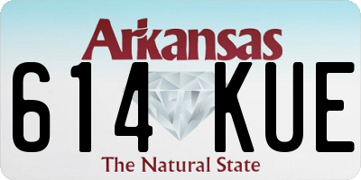 AR license plate 614KUE