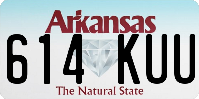 AR license plate 614KUU