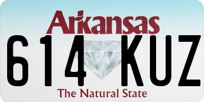 AR license plate 614KUZ