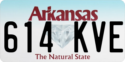 AR license plate 614KVE