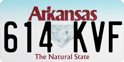 AR license plate 614KVF