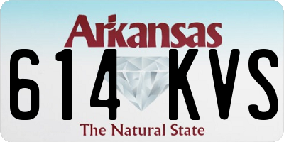 AR license plate 614KVS