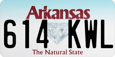 AR license plate 614KWL