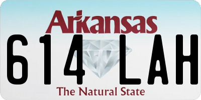 AR license plate 614LAH