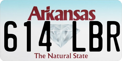 AR license plate 614LBR