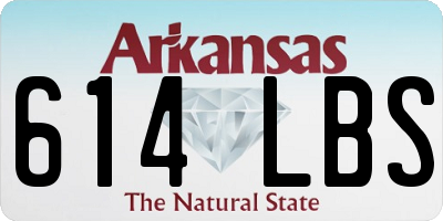 AR license plate 614LBS