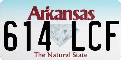 AR license plate 614LCF