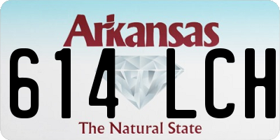 AR license plate 614LCH