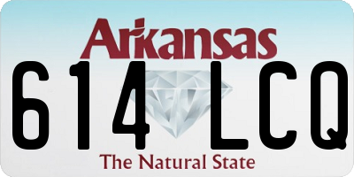 AR license plate 614LCQ