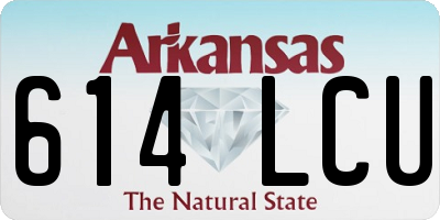 AR license plate 614LCU