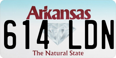 AR license plate 614LDN