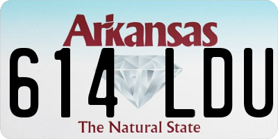AR license plate 614LDU