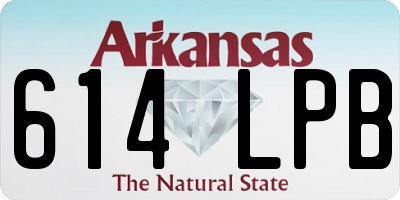 AR license plate 614LPB