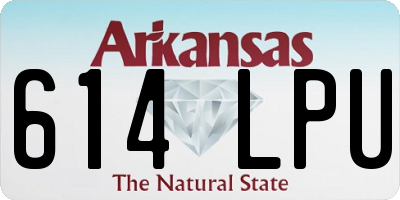 AR license plate 614LPU