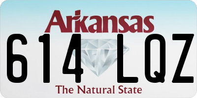AR license plate 614LQZ