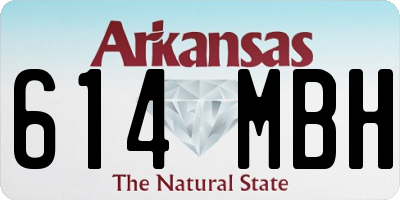 AR license plate 614MBH