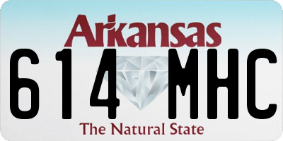 AR license plate 614MHC