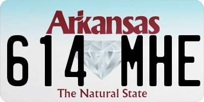 AR license plate 614MHE