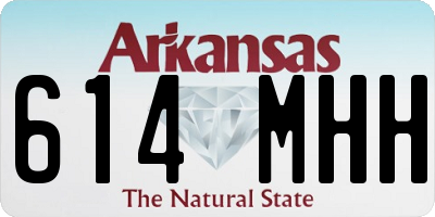 AR license plate 614MHH