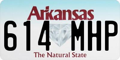 AR license plate 614MHP