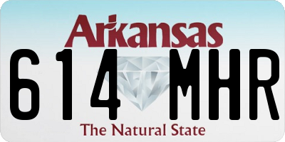 AR license plate 614MHR
