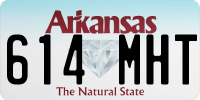 AR license plate 614MHT