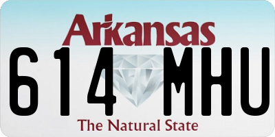 AR license plate 614MHU