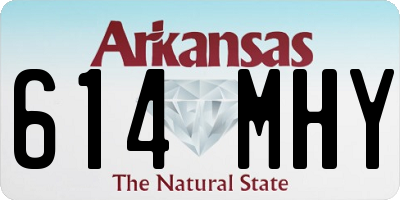 AR license plate 614MHY