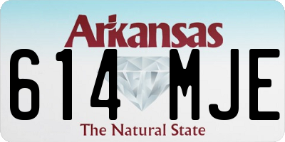 AR license plate 614MJE