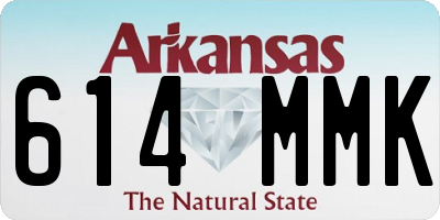 AR license plate 614MMK