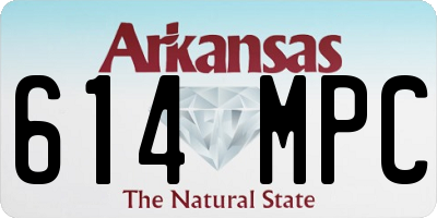 AR license plate 614MPC
