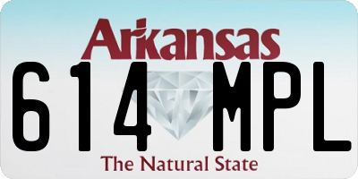 AR license plate 614MPL