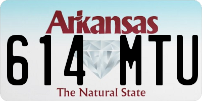 AR license plate 614MTU