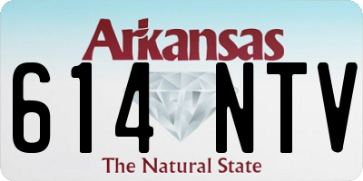 AR license plate 614NTV