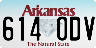 AR license plate 614ODV