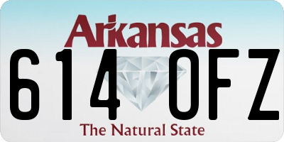 AR license plate 614OFZ