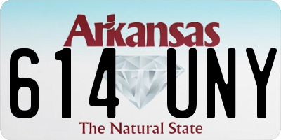 AR license plate 614UNY